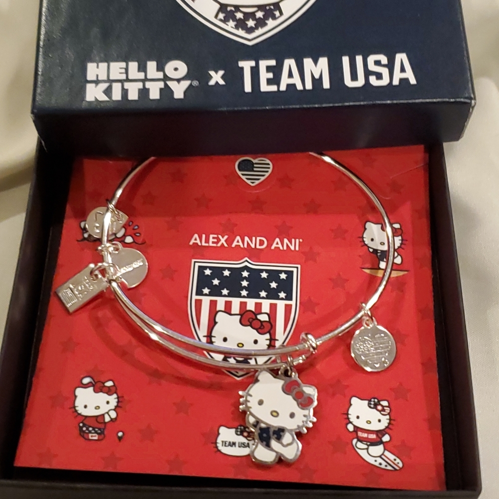 Alex and Ani Team USA Hello Kitty Bracelet